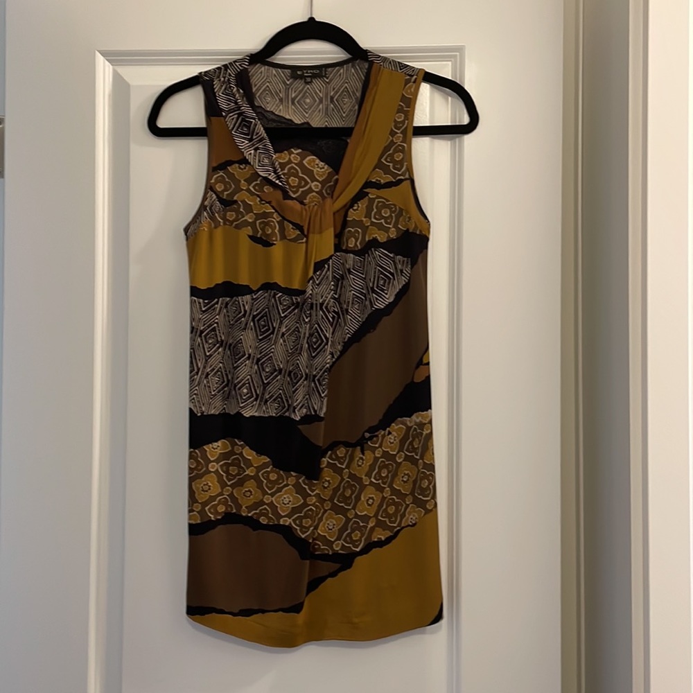 WOMENS ETRO SLEEVELESS TUNIC, SHIRT, SIZE 38, MADE IN ITALY